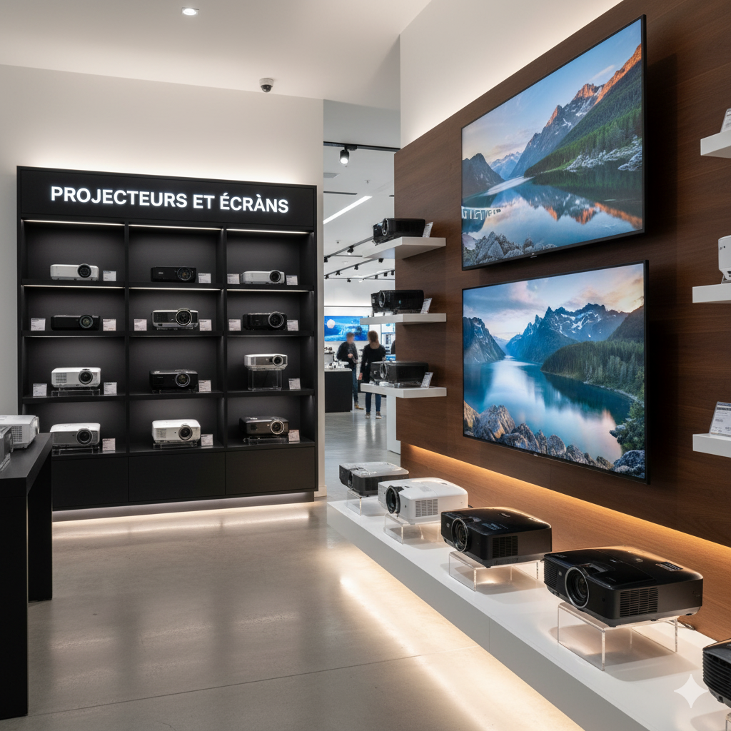 Projecteurs et Smart TVs