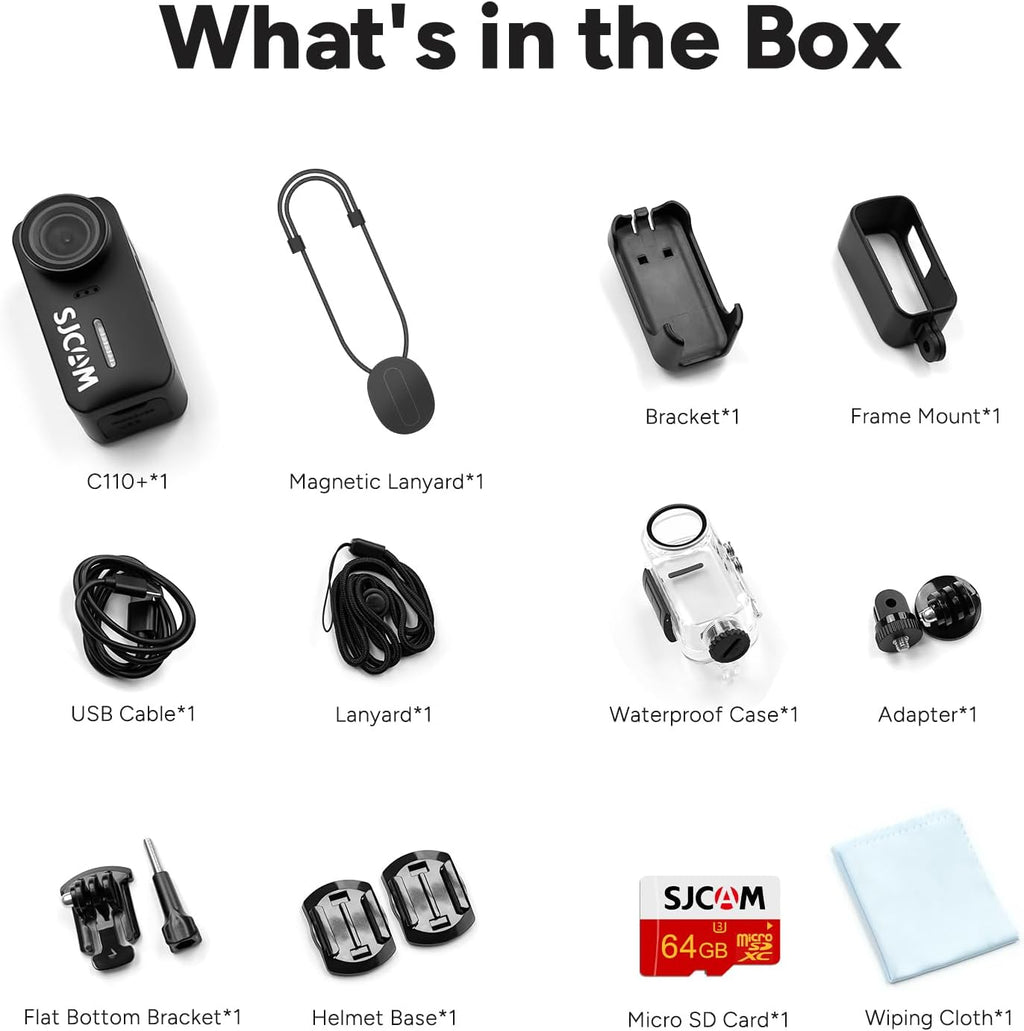 Appareils Photo d’Action 4K - SJCAM C110+ et SJCAM C110.