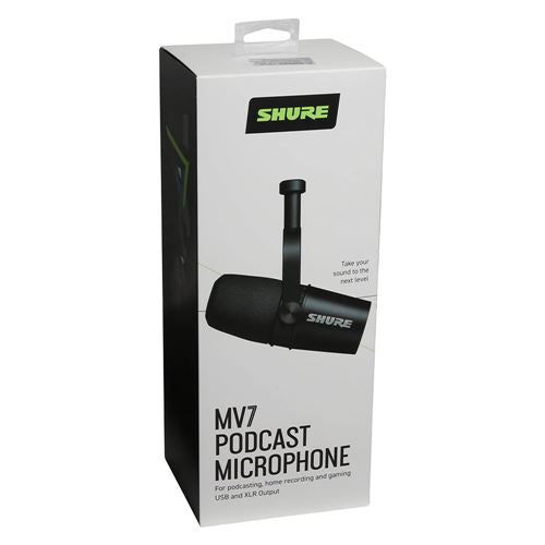 Microphone Dynamique Hybride - Shure MV7.