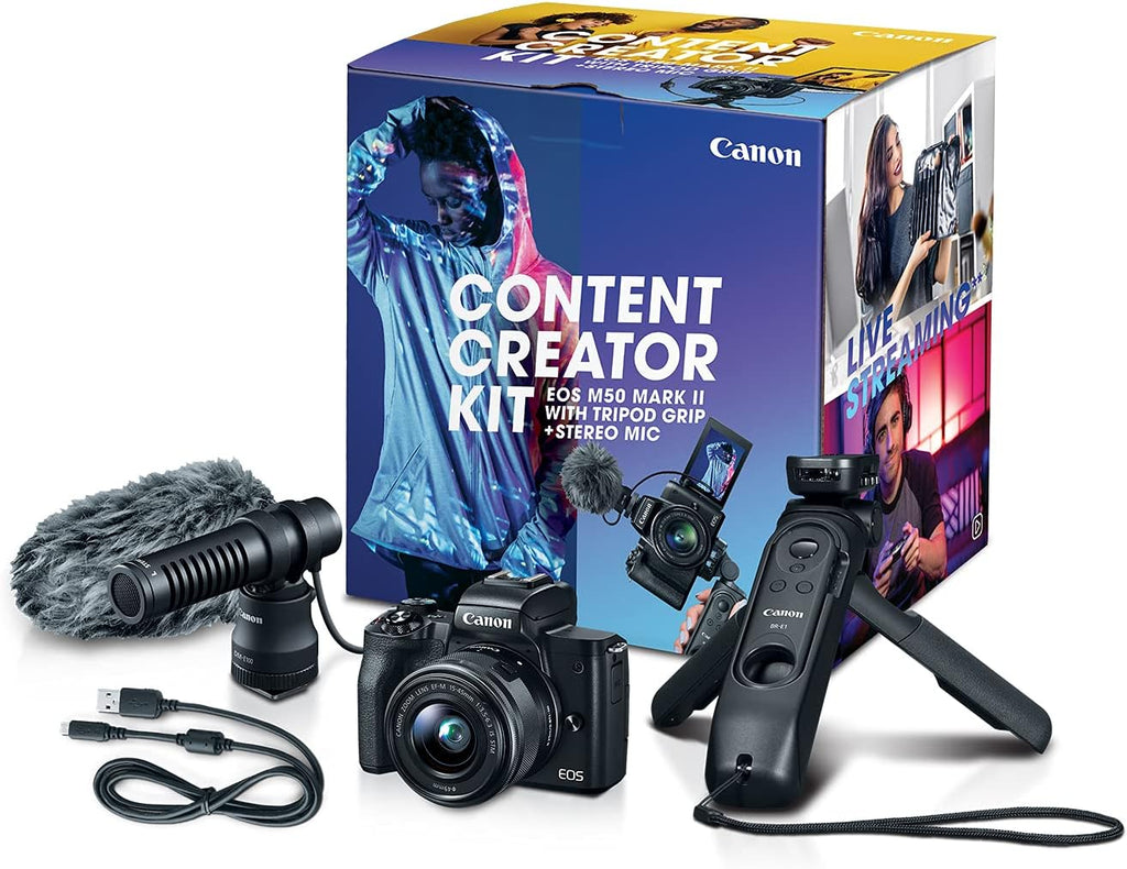 Appareil Photo Numérique APS-C 4K - Canon EOS M50 Mark II.