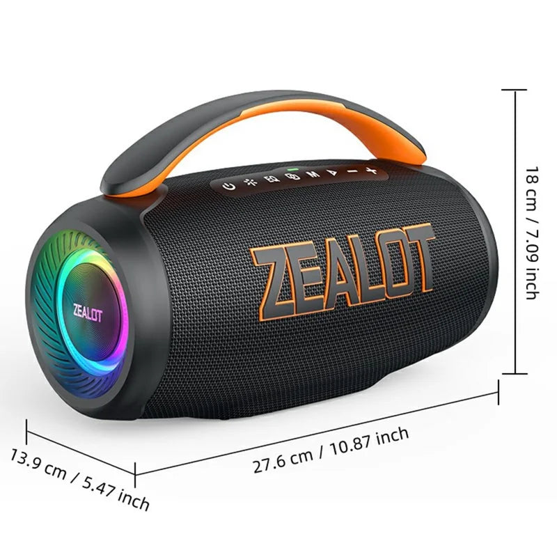 Haut-parleur Bluetooth Portable - ZEALOT P12.