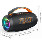 Haut-parleur Bluetooth Portable - ZEALOT P12.