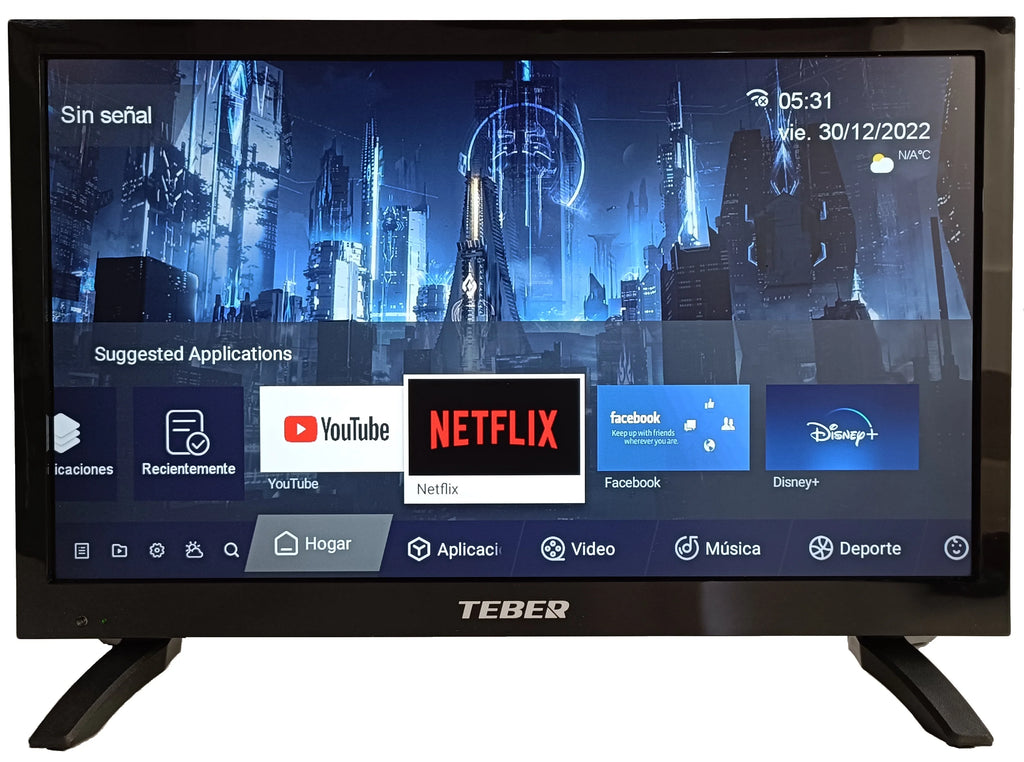Téléviseur Intelligent - TEBER 18,5″.