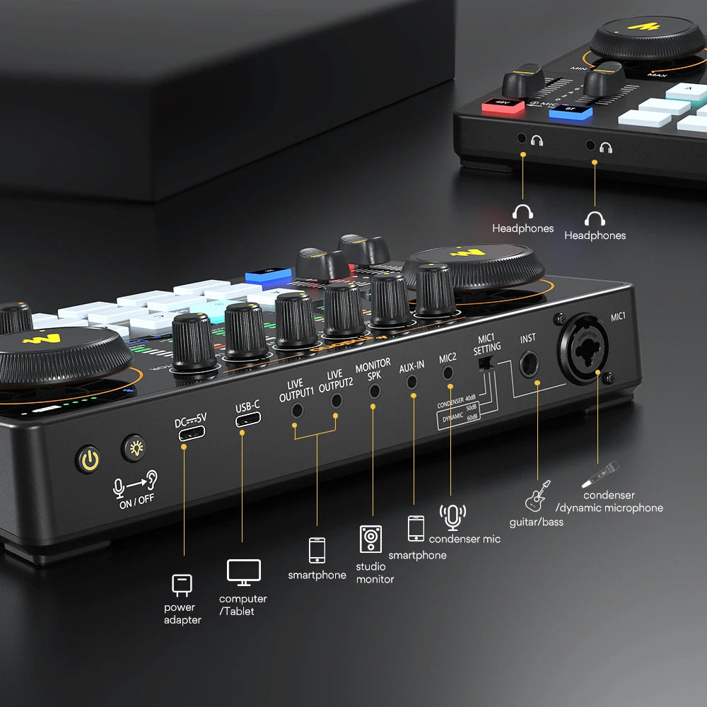 Console audio tout-en-un - Maonocaster AME2.