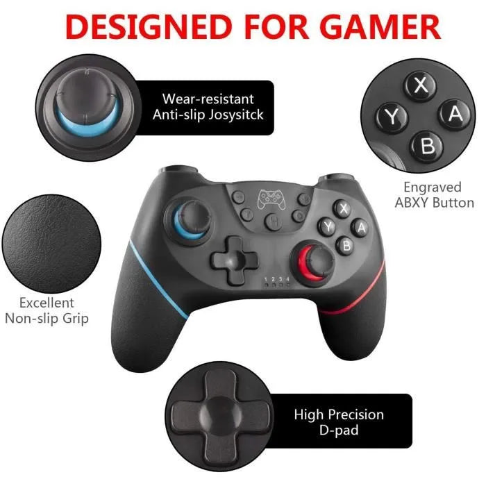 Manette de jeu sans Fil pour Switch - DOBE FOMIS ELECTRONICS (TNS‑0118A).