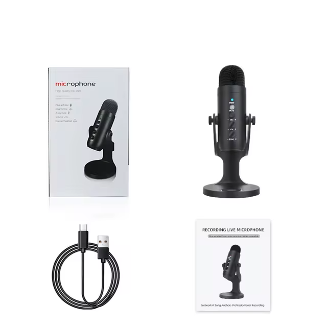 Microphone à condenseur USB - HAOMUREN.