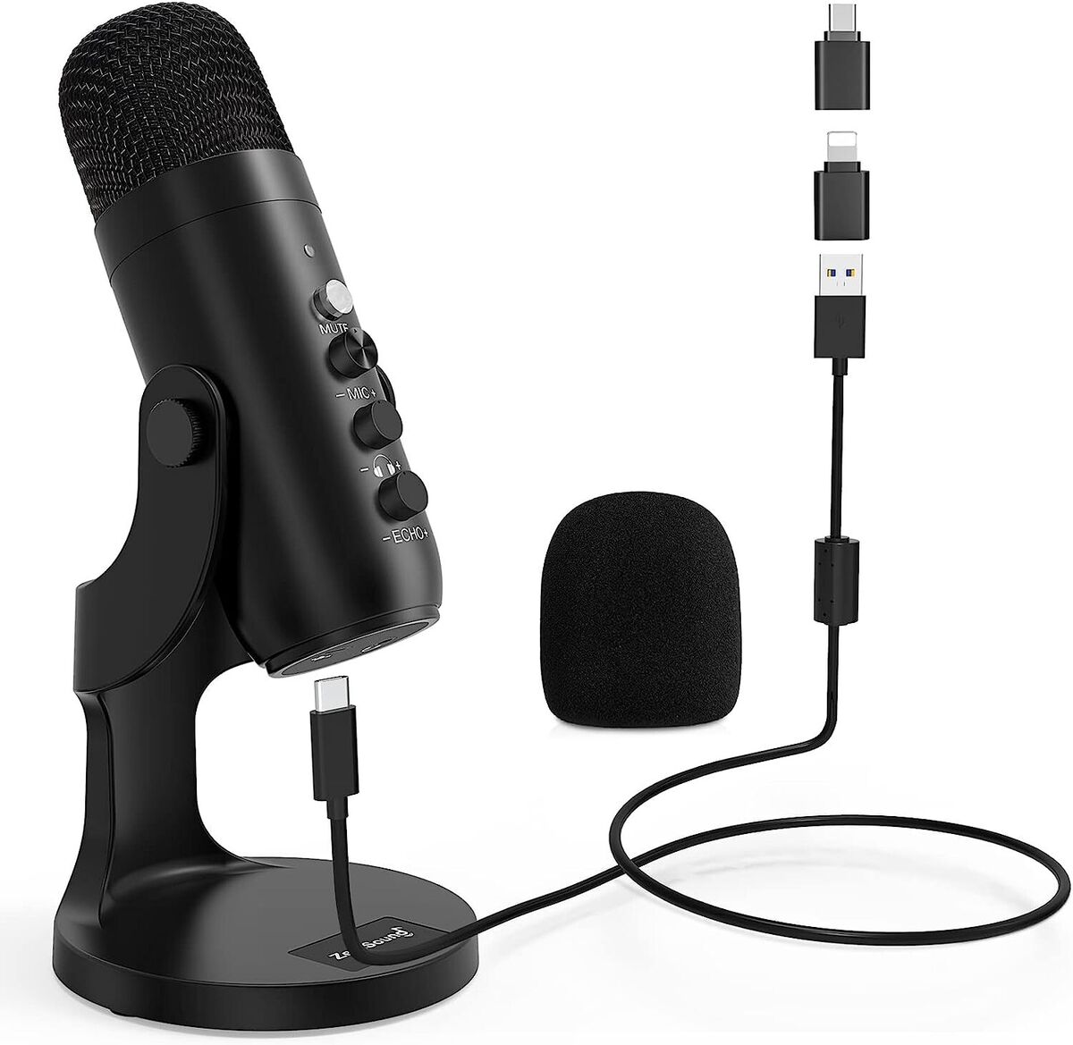 Microphone à condenseur USB - HAOMUREN.