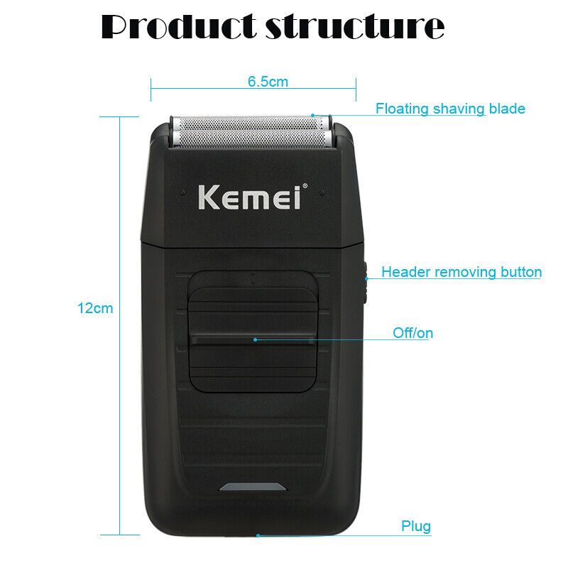 Rasoir électrique pour homme - Kemei KM-1102.