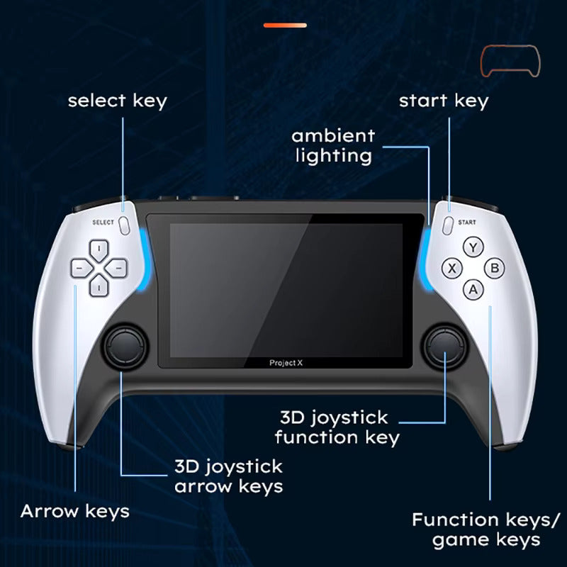 Console de jeu retro portable - Project X.