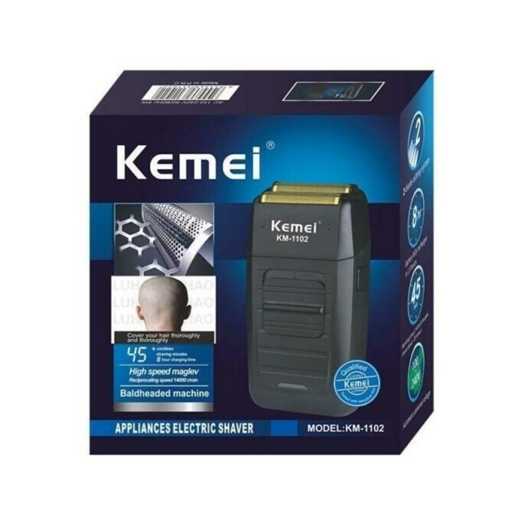 Rasoir électrique pour homme - Kemei KM-1102.