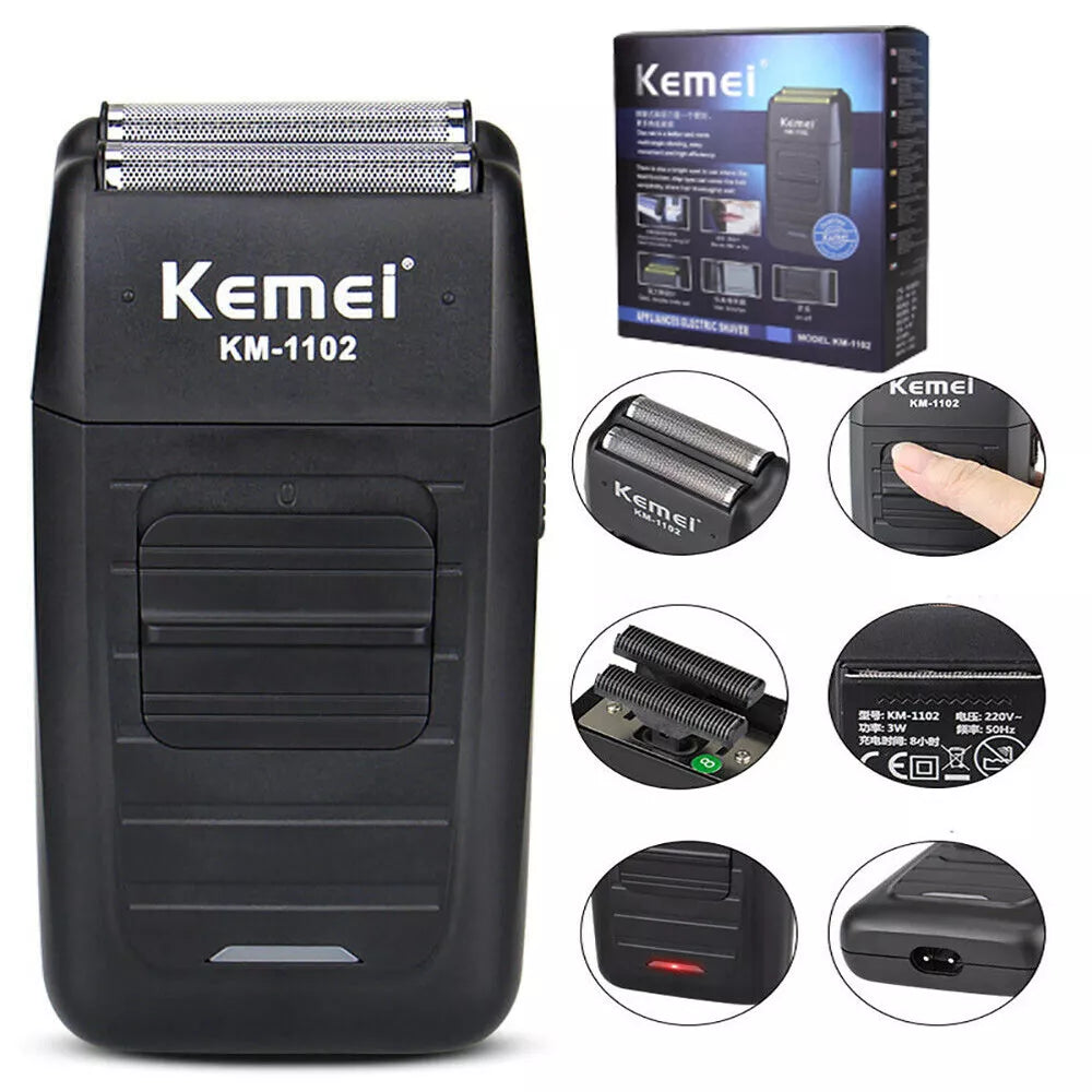 Rasoir électrique pour homme - Kemei KM-1102.