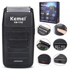 Rasoir électrique pour homme - Kemei KM-1102.