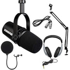 Microphone Dynamique Hybride - Shure MV7.