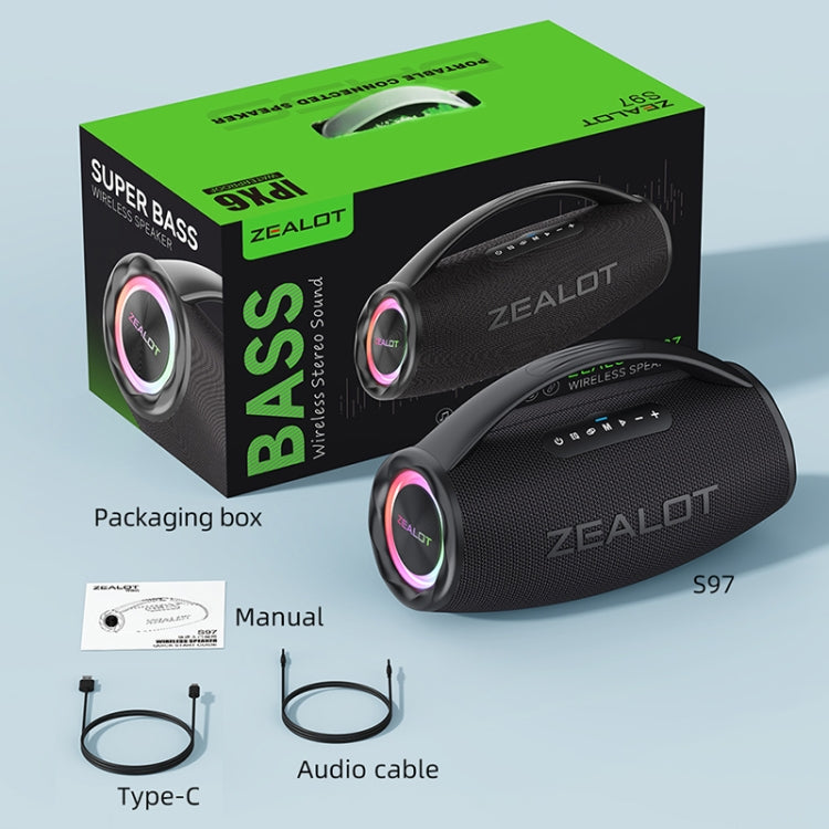 Haut-parleur Bluetooth Portable - ZEALOT S97.