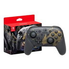 Manette Nintendo Switch Pro - Monster Hunter Rise, édition limitée.