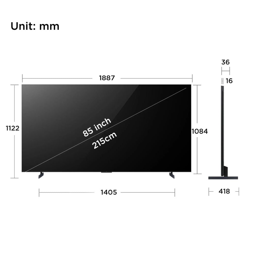 Téléviseur Intelligent - TCL C755 QD-Mini LED 75″.