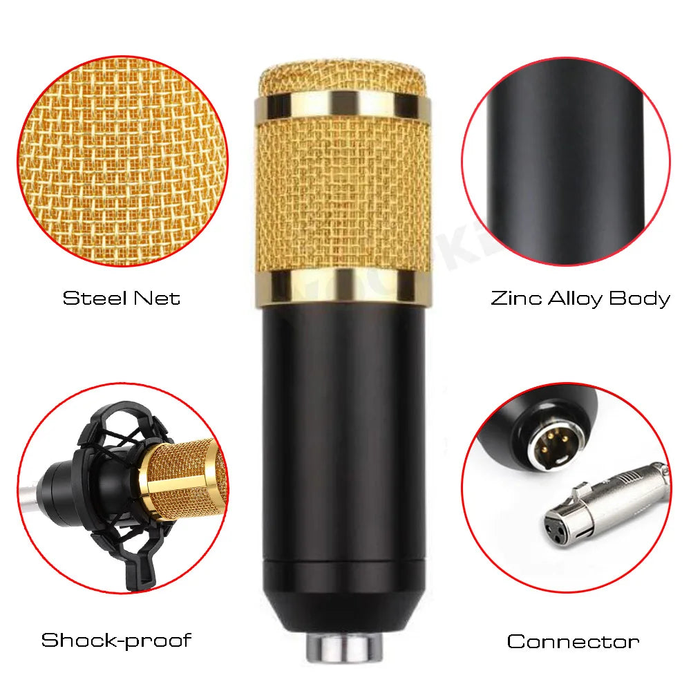Microphone Condensateur Cardioïde Studio - Type BM800.