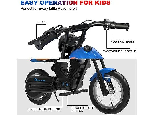 Moto électrique pour enfant - EVERCROSS EV08M.