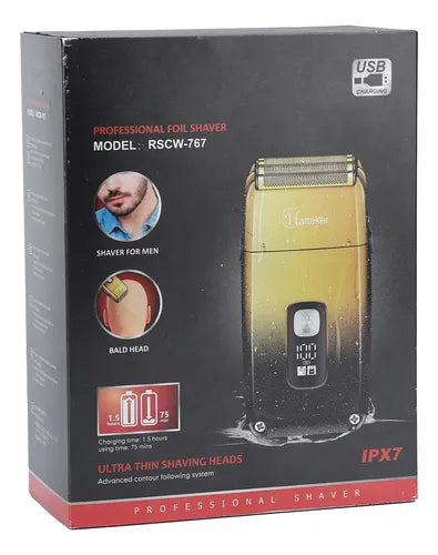 Rasoir électrique pour homme - HATTEKER RSCW-767.