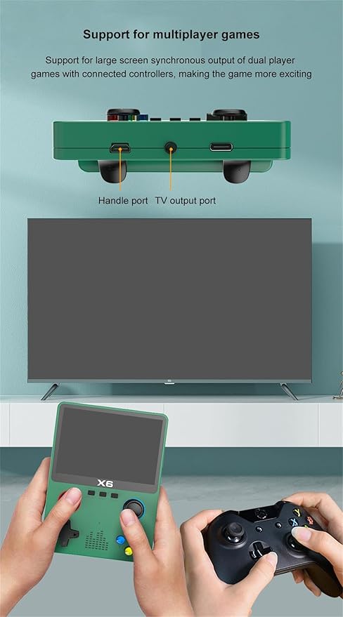Console de jeu portable - X6.