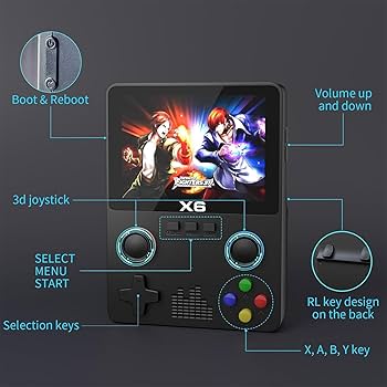 Console de jeu portable - X6.