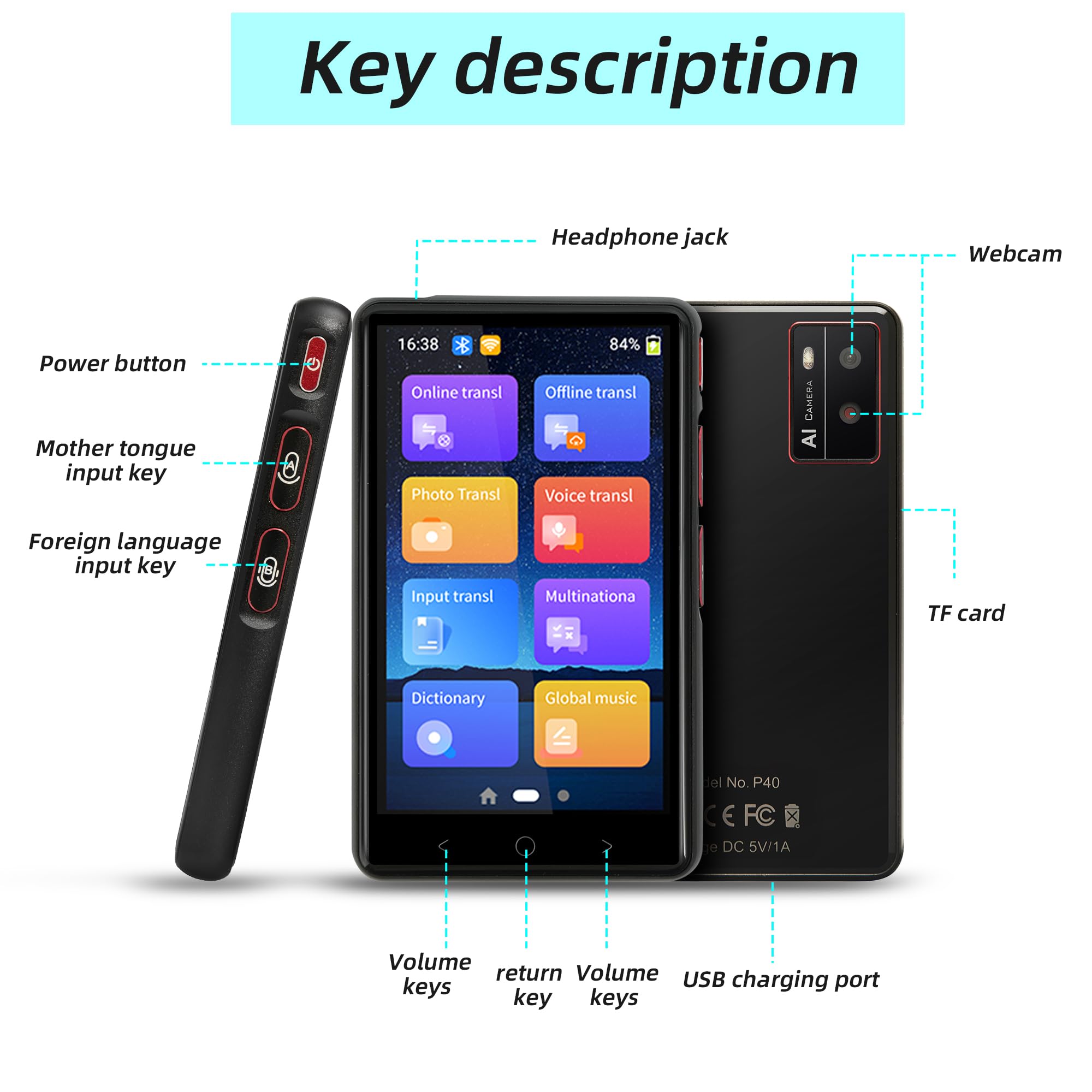 Traducteur Vocal Intelligent - P40.