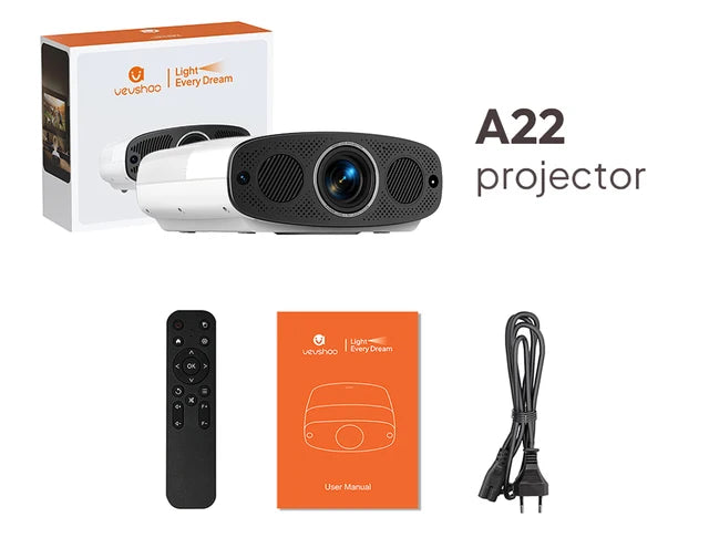 Vidéoprojecteur - VEVSHAO A22.