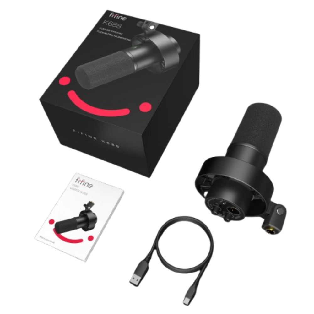 Microphone USB/XLR Dynamique - FIFINE K688.