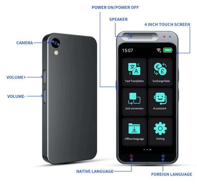 Traducteur Vocal Intelligent - VORMOR Z6.