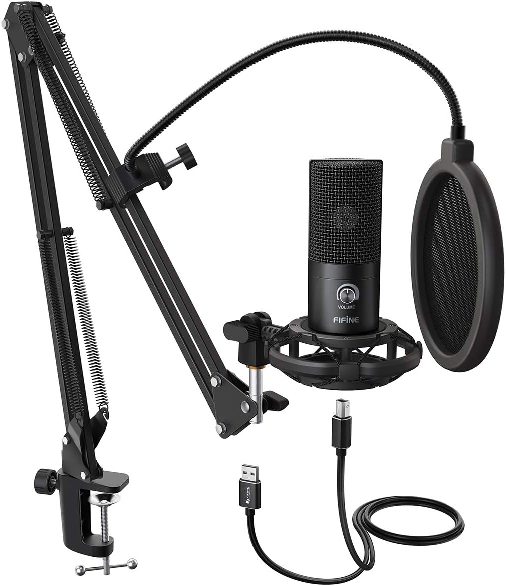 Microphone à Condensateur Cardioïde - FIFINE K669B.