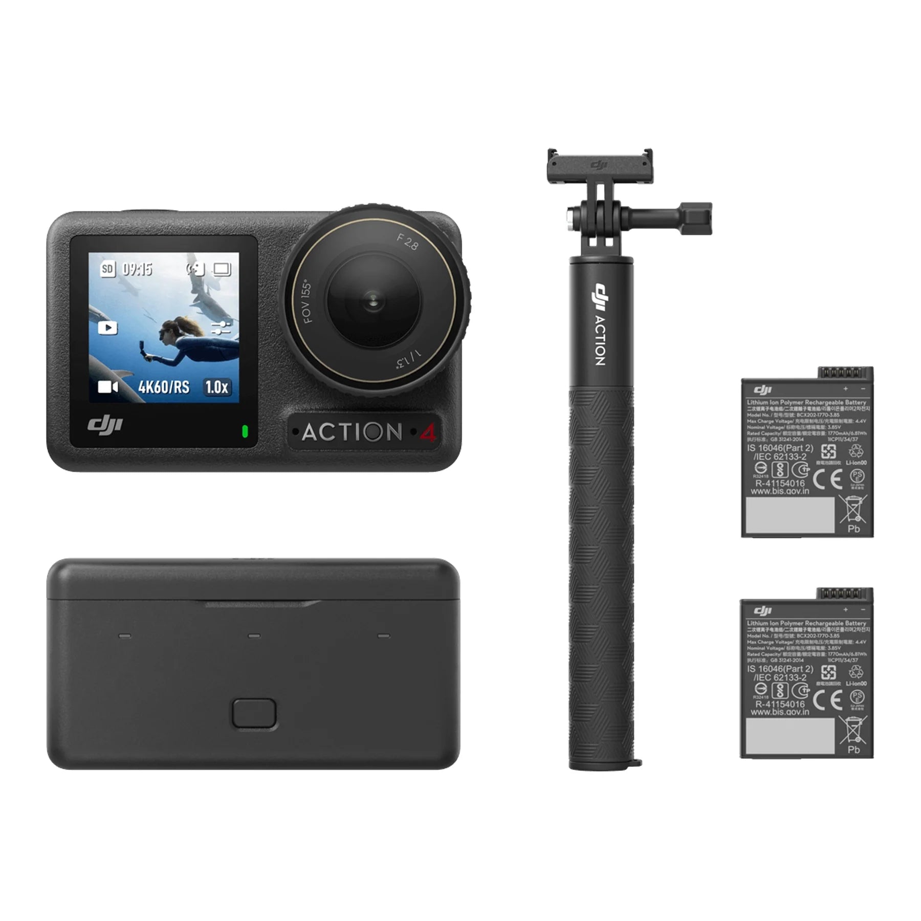 Caméra d’action 4K/120fps - DJI Osmo Action 4.