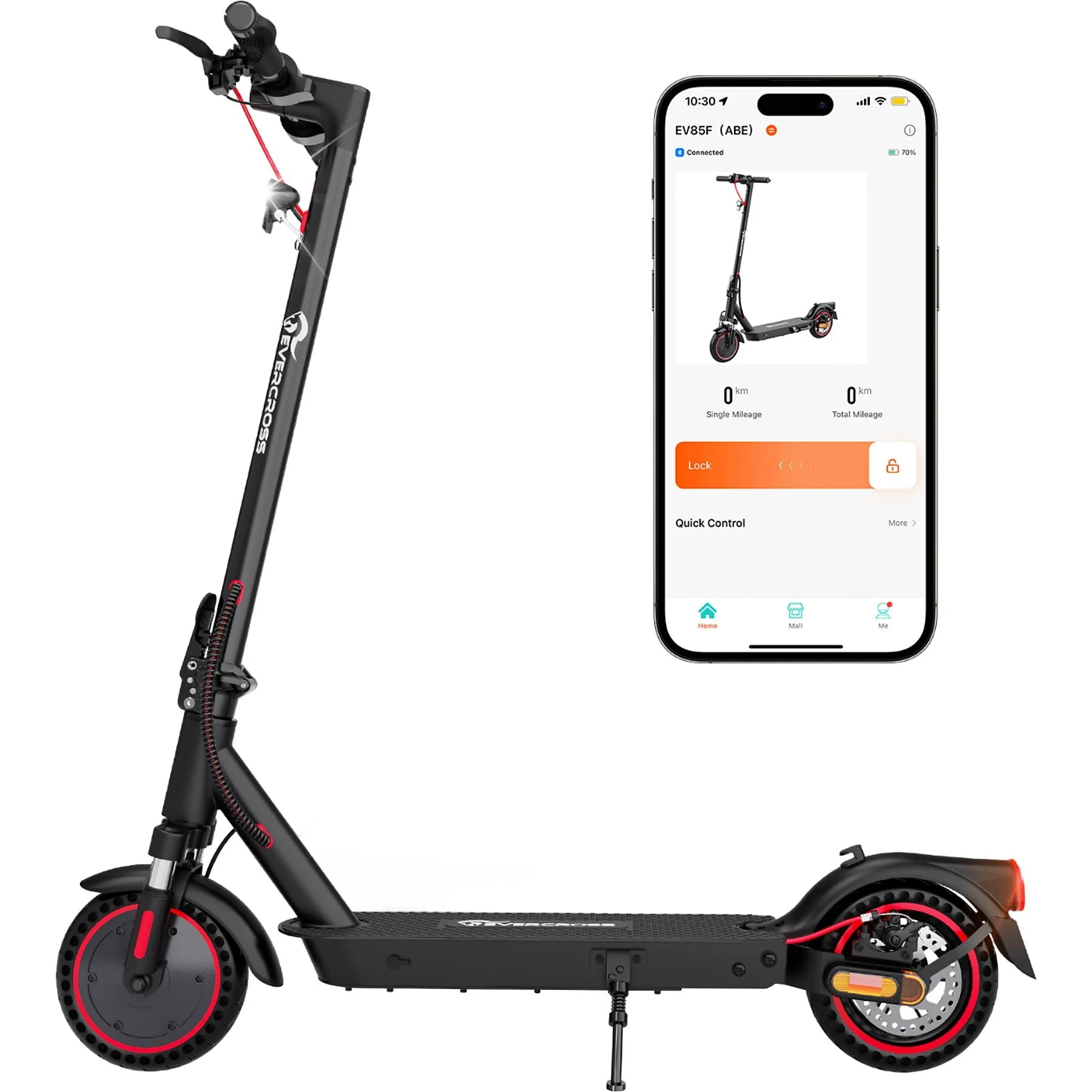 Trottinette électrique pour adulte - EVERCROSS EV85F.