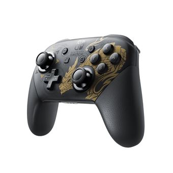 Manette Nintendo Switch Pro - Monster Hunter Rise, édition limitée.