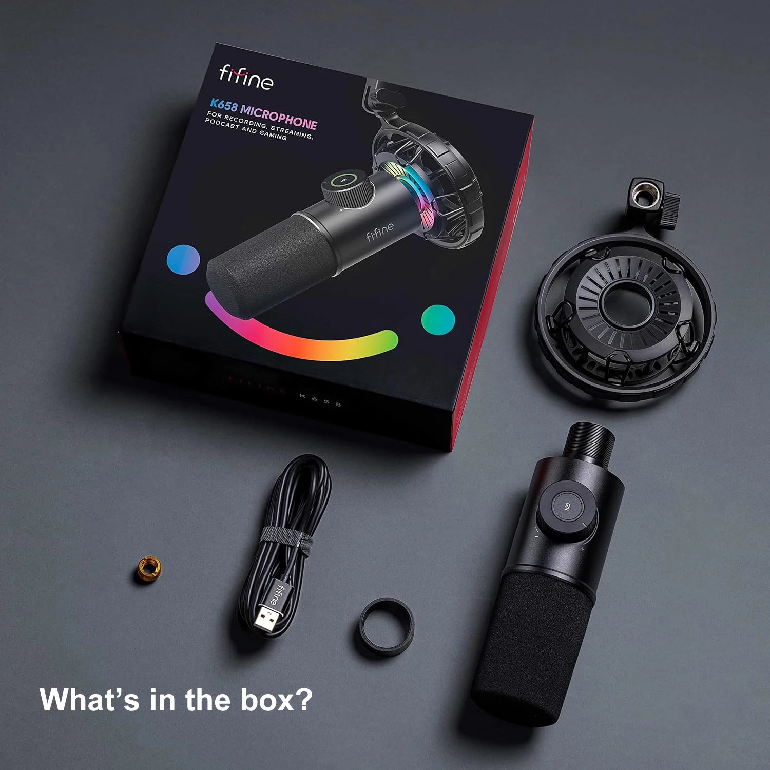 Microphone Dynamique Cardioïde - FIFINE K658.