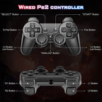 Manette filaire pour PlayStation 2 - Sony DualShock 2.