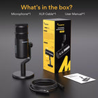 Microphone Dynamique cardioïde XLR - MAONO PD100.