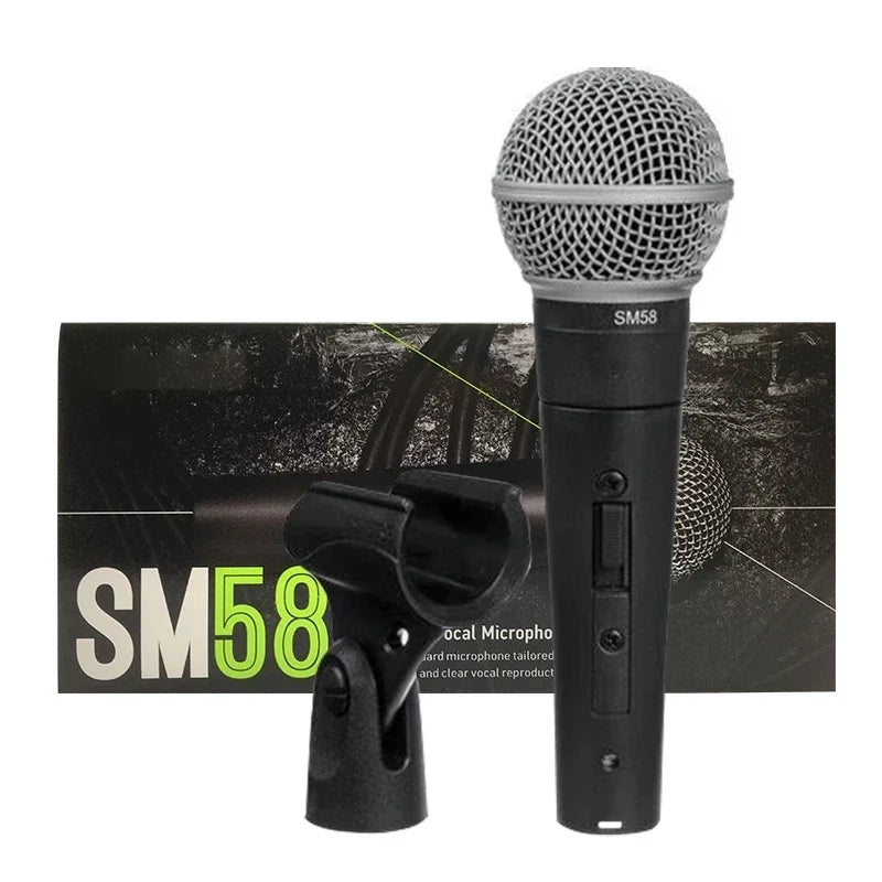Microphone Dynamique Cardioïde - Shure SM58.