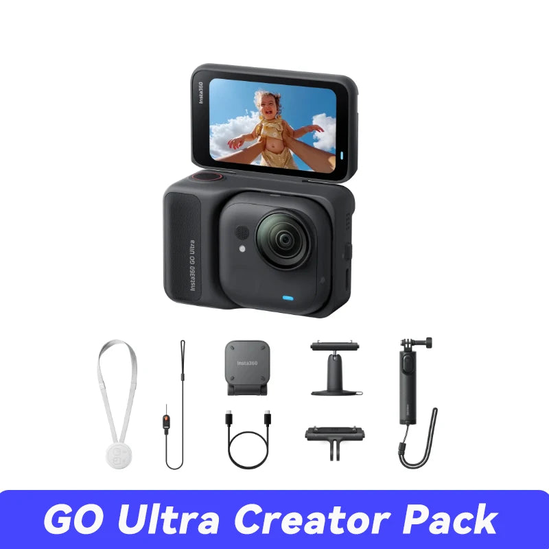 Caméra d’action 4K - Insta360 GO Ultra.
