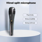 Microphone Dynamique Filaire - Karaoké et Haut-Parleur.