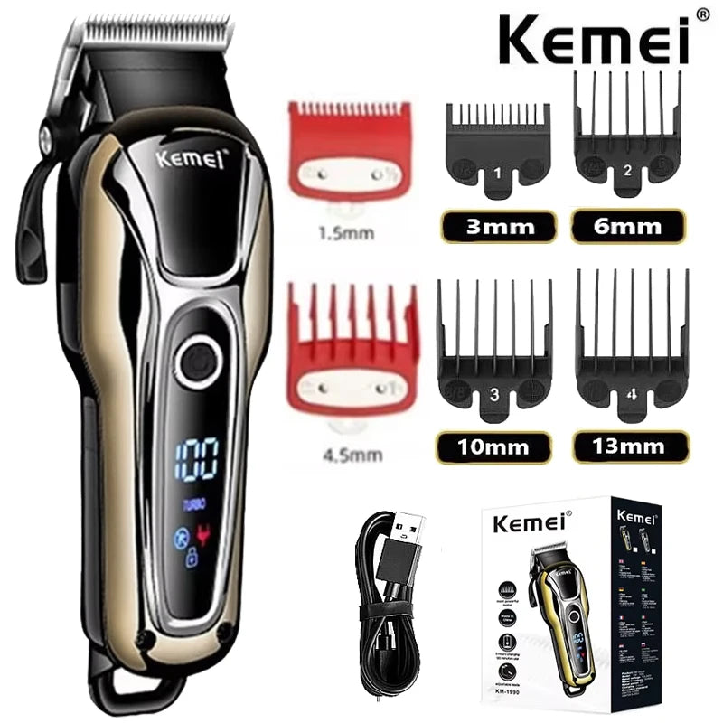 Tondeuse à cheveux professionnel - Kemei 1990.