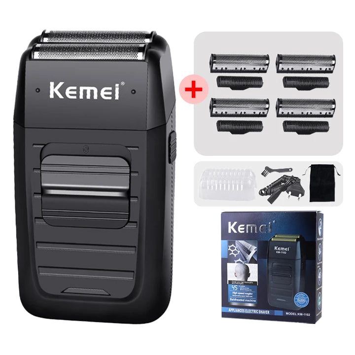 Rasoir électrique pour homme - Kemei KM-1102.