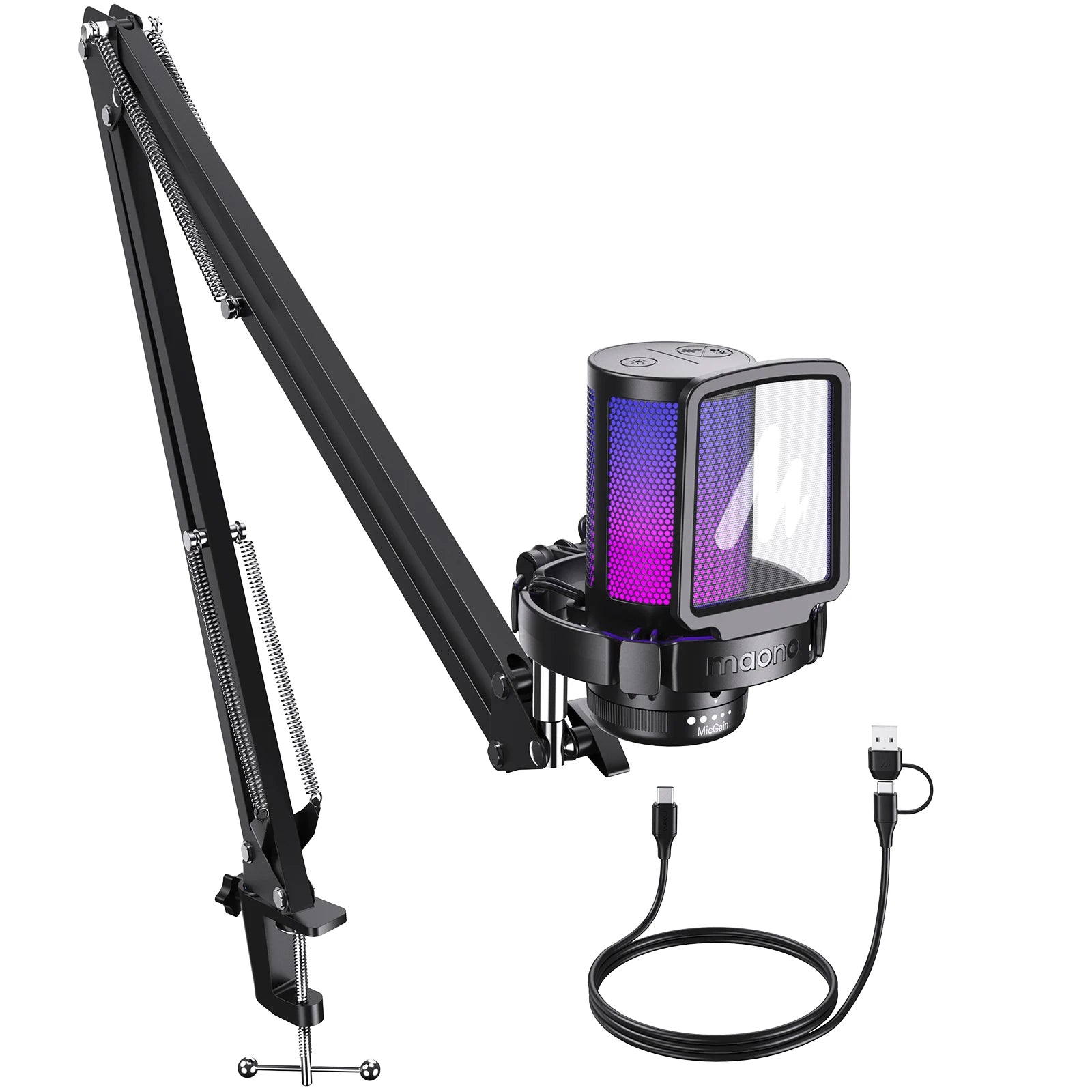 Microphone à Condensateur - MAONO DGM20S.