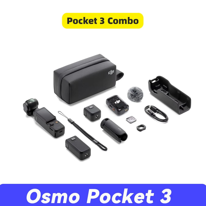 Caméra vidéo stabilisée ultra-compacte 4K - DJI Osmo Pocket 3.