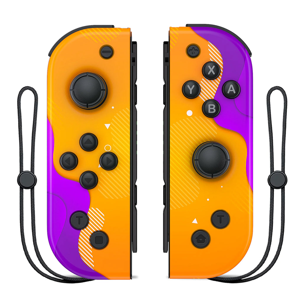 Manettes Joy-Con sans fil pour Nintendo Switch – Design futuriste lumineux.