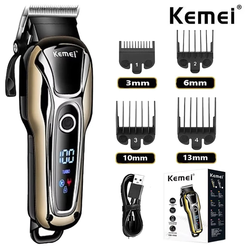 Tondeuse à cheveux professionnel - Kemei 1990.