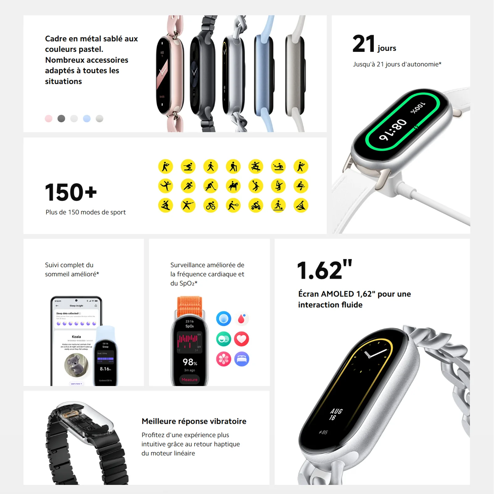Montre connectée - Xiaomi Smart Band 9.