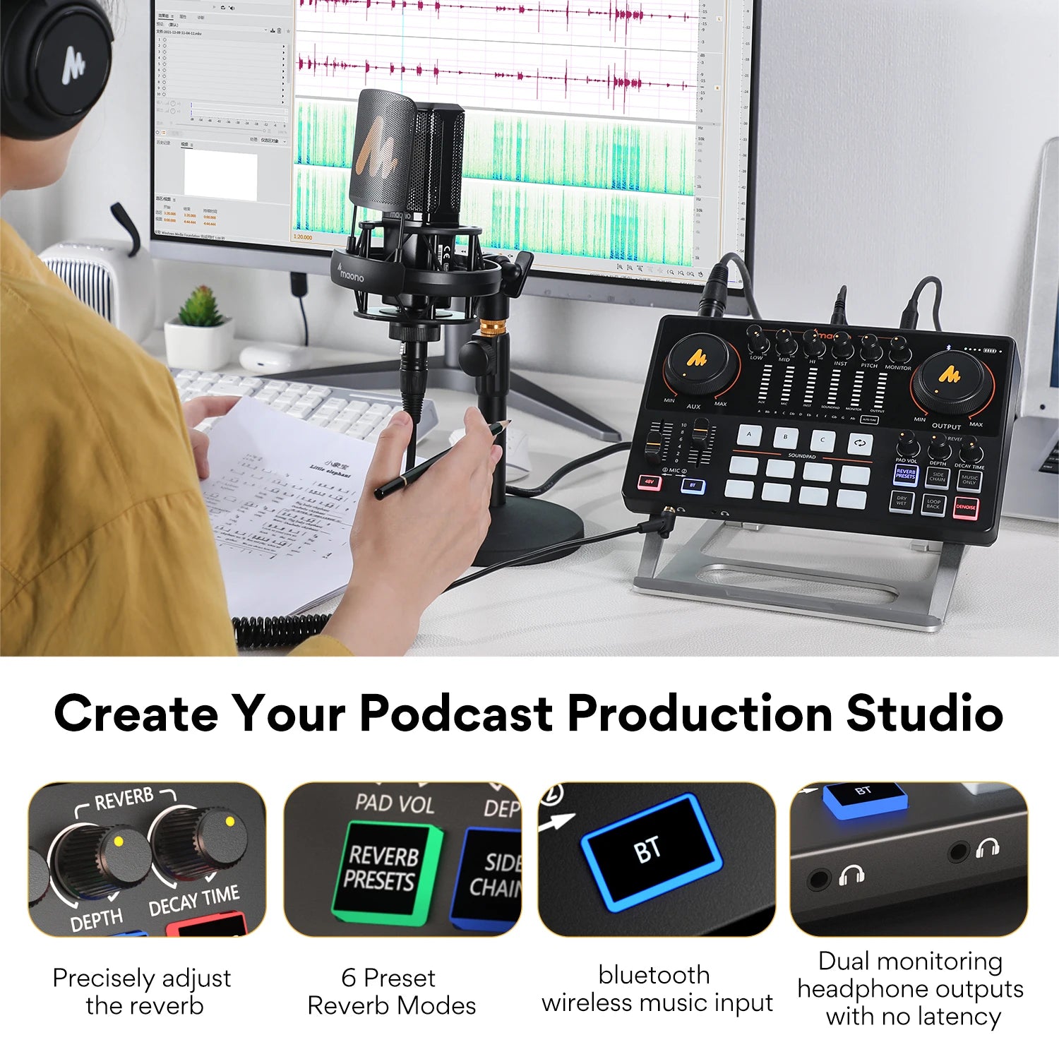 Console audio tout-en-un - Maonocaster AME2.