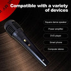 Microphone Dynamique Filaire - Karaoké et Haut-Parleur.