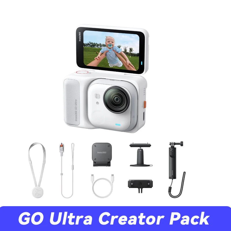 Caméra d’action 4K - Insta360 GO Ultra.