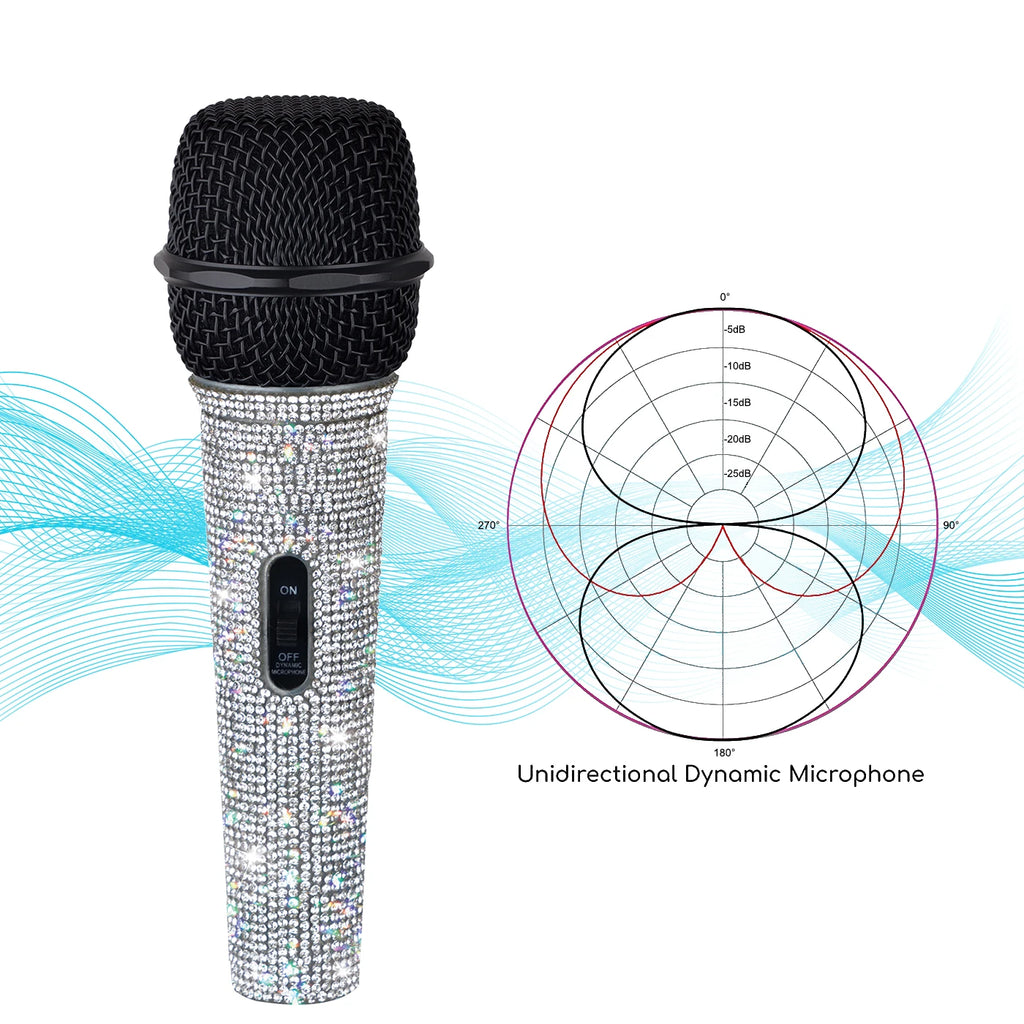 Microphone Dynamique de Karaoké - Trevi EM 30 STAR.